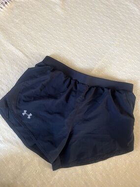 Under Armour Women's Black Athletic Running Shorts